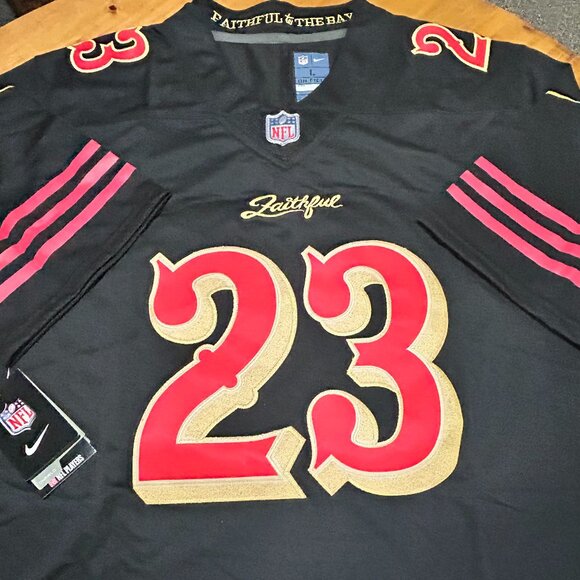 Men's San Francisco 49ers Christian McCaffrey #23 Stitched Alt-Game Jersey - Picture 3 of 5
